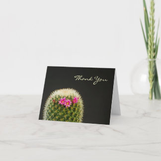 Carte de remerciements Cactus