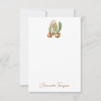 Cactus à l'aquarelle Bohème Plante de Pampas Showe