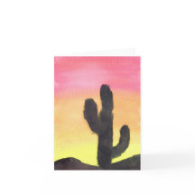 Cactus du coucher de soleil