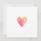 Carte de remerciements cadeau bébé (Dos)