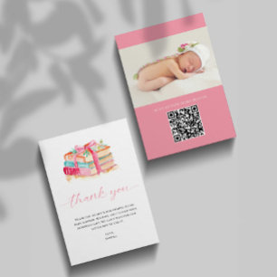 Carte De Remerciements Cadeau de bébé Remerciement Nouveau chapitre comme