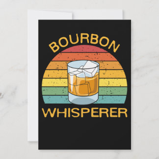 Carte De Remerciements Cadeau de boisson Whiskey Bourbon Chuchoteur Bourb
