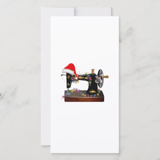 Carte De Remerciements Cadeau de couture| Joyeux Amour de Noël (Devant)