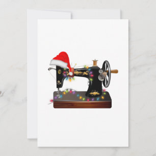 Carte De Remerciements Cadeau de couture Joyeux Amour de Noël
