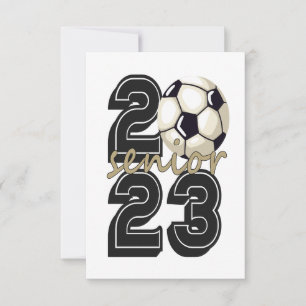 Carte De Remerciements Cadeau de fin d'études de soccer pour la promotion