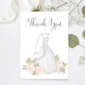 Carte De Remerciements Cadeau de Mariage Remerciement Robe de Mariée