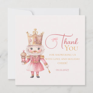 Carte De Remerciements Cadeau de remerciement de Baby Shower de Noël Cass