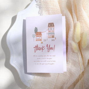 Carte De Remerciements Cadeau de Remerciement pour Baby Shower "Il Faut T