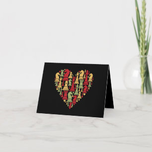 Carte De Remerciements Cadeau d'échecs J'Aime Vraiment Les Échecs