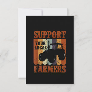 Carte De Remerciements Cadeau drôle d'éleveur de poulets de ferme de chèv