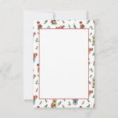 Carte de remerciements cadeau écureuils (Dos)