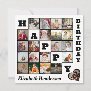 Carte De Remerciements Cadeau personnalisé Joyeux Anniversaire 21 ans Col