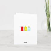 Carte De Remerciements Cadeau pour bébé (Dos)