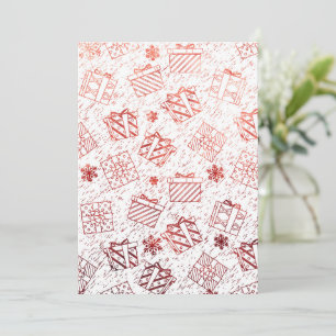 Carte De Remerciements Cadeaux de Noël 5