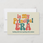 Carte De Remerciements Cadeaux principaux dans mon ère principale Retour (Devant)