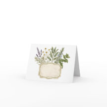 Cadre botanique à l'aquarelle avec saveurs culinai