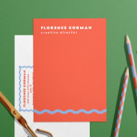 Cadre Verre Corail et Français Bleu Personnel