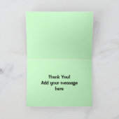 Carte De Remerciements Café et beigne (Intérieur)