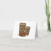 Carte De Remerciements Café et biscuits (Devant)