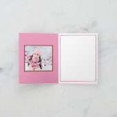 Carte De Remerciements Cafe et Donuts Mignons Kawaii (Intérieur)