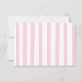 Carte De Remerciements Café parisien coquet brunch de mariage français (Dos)