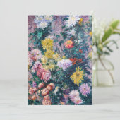 Carte De Remerciements Caillebotte - Chrysanthèmes blanc et jaune (Debout devant)