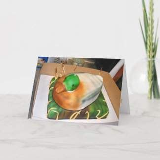 carte de remerciements "Cakefowl"