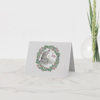 Carte De Remerciements Cale de Noël
