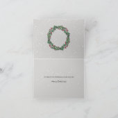 Carte De Remerciements Cale de Noël (Intérieur)