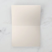 Carte De Remerciements Calligraphie moderne en gras Terracotta (Intérieur)