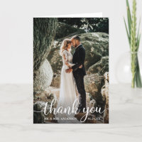 Calligraphie russe moderne Mariage photo plié