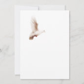 Carte De Remerciements Calligraphy 4 Photo Collage Cross Baptism (Dos)