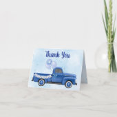 Carte De Remerciements Camion Baby shower Thank You Cards (Devant)