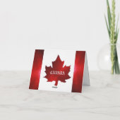 Carte De Remerciements canada (Dos)