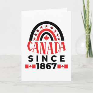 Carte De Remerciements Canada depuis 1867