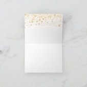 Carte De Remerciements Canard de Noël blanc mignon (Intérieur)