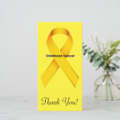 Carte De Remerciements Cancer d'enfance (Debout devant)