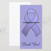 Carte De Remerciements Cancer oesophagien (Devant / Derrière)