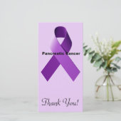 Carte De Remerciements Cancer pancréatique (Debout devant)