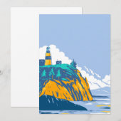 Carte De Remerciements Cap Déception avec Lighthouse (Devant / Derrière)