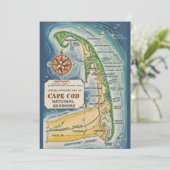 Carte De Remerciements Cape Cod National Seashore 5x7 Postcard (Debout devant)