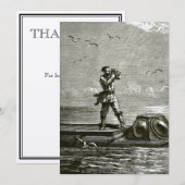 Carte De Remerciements Capitaine Nemo de 2000 Leagues Under the Sea (Devant / Derrière)