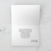 Carte De Remerciements Caporate Thank (Intérieur)