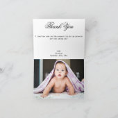 Carte De Remerciements Capricorne Impressionniste Peinture Style & Or (Intérieur)