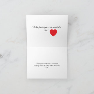 Carte De Remerciements Card