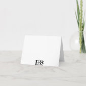 Carte de remerciements - Cardinal (Dos)