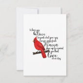 Carte De Remerciements Cardinal Card (Devant)