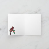 Carte De Remerciements Cardinal Card (Intérieur)