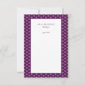 Carte De Remerciements Cardinal Red Rosace (Dos)