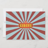 Carte De Remerciements Carnaval d'Animaux de cirque Photo (Dos)